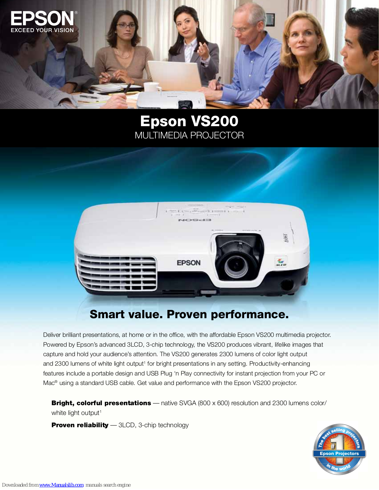 Epson V11H391020, VS200 Brochure