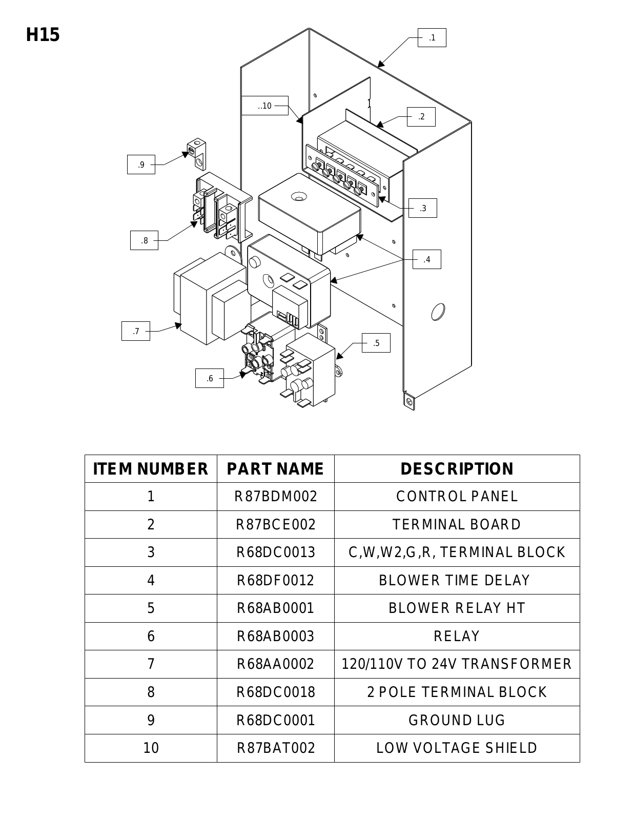 Comfort-aire Ahg H15 Owner's Manual