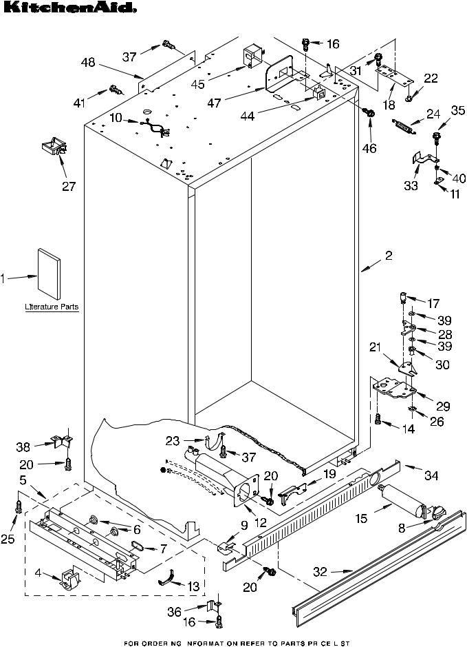 KitchenAid KSSO36FMX03 Parts List