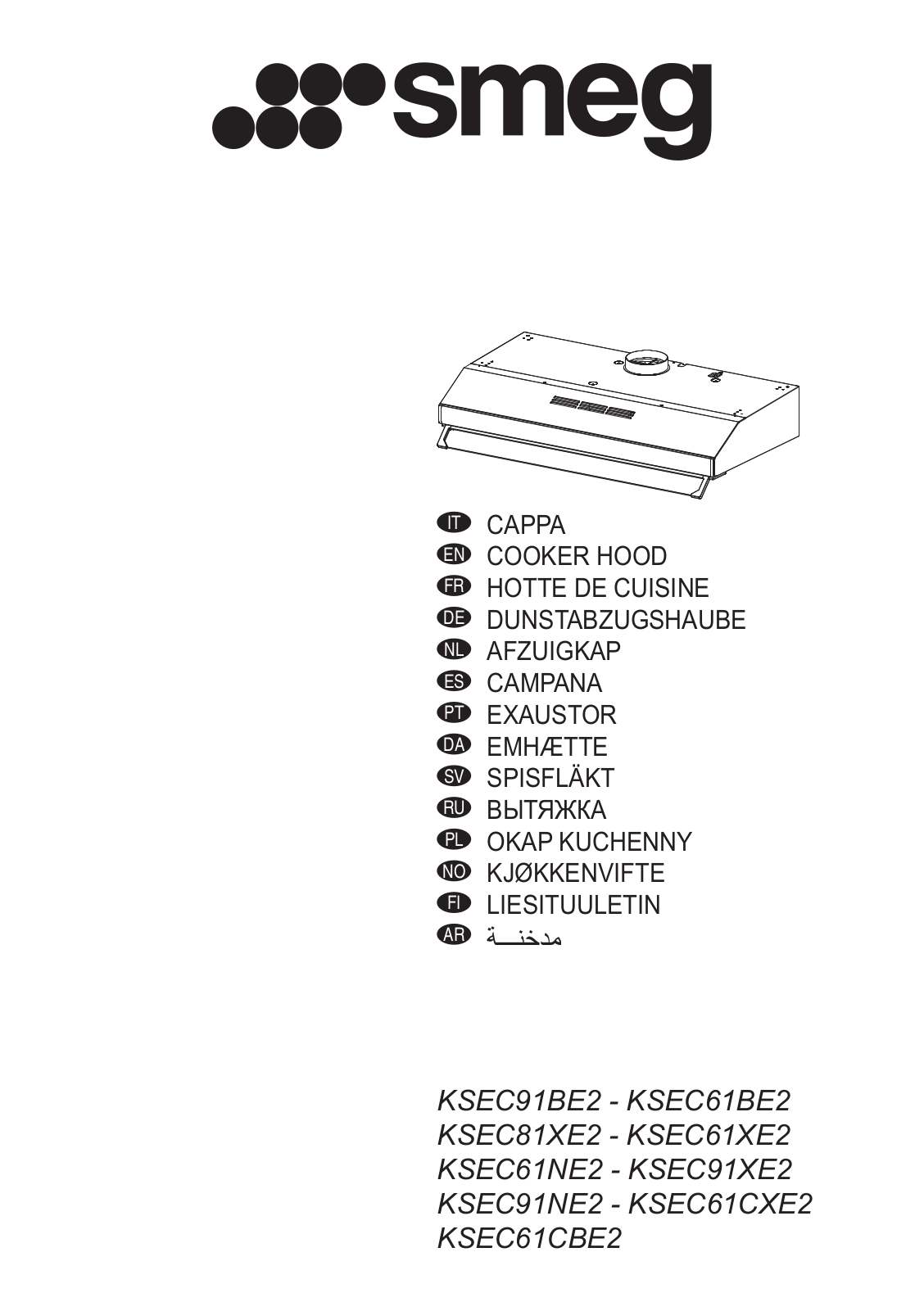 Smeg KSEC61CXE2 User manual