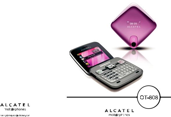 Alcatel OT-808 User Manual