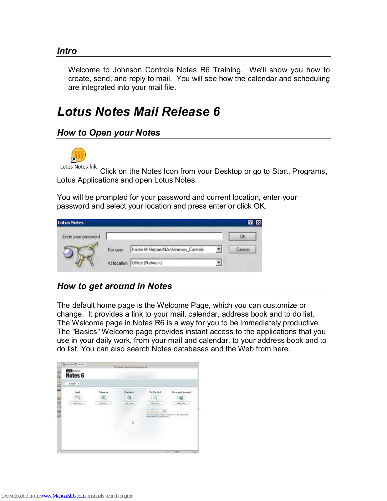 IBM 10/100 EtherJet, LOTUS NOTES MAIL 6 User Manual