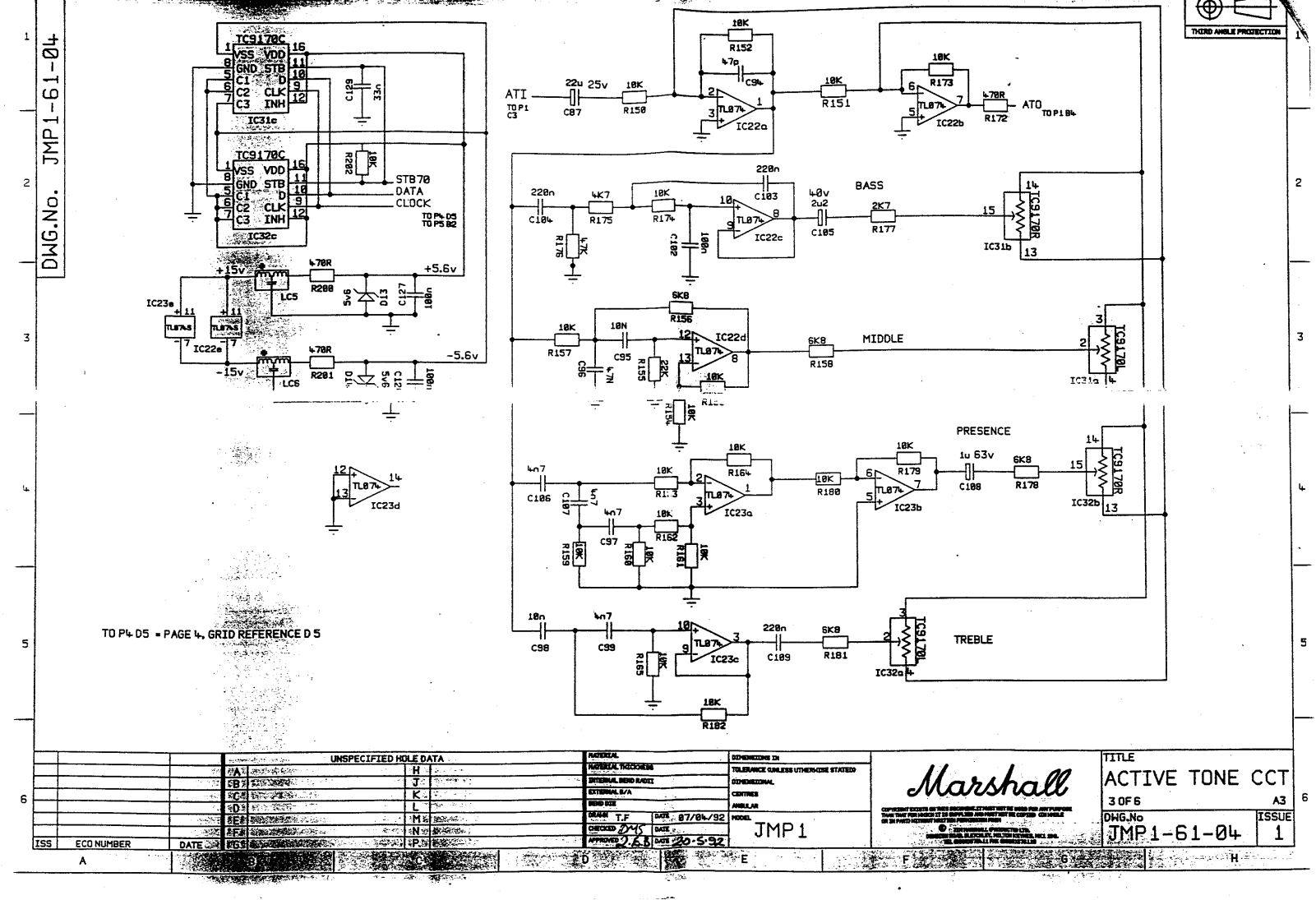 Marshall jmp1 schematic