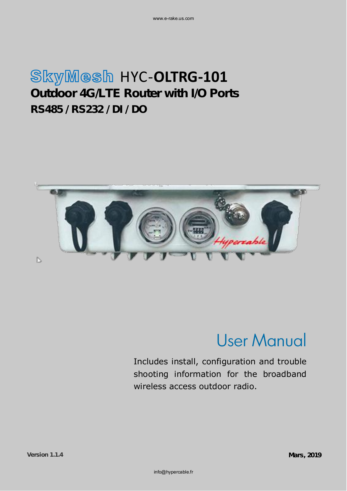 Hypercable HYC-OLTRG-101 User Manual - ManualMachine.com