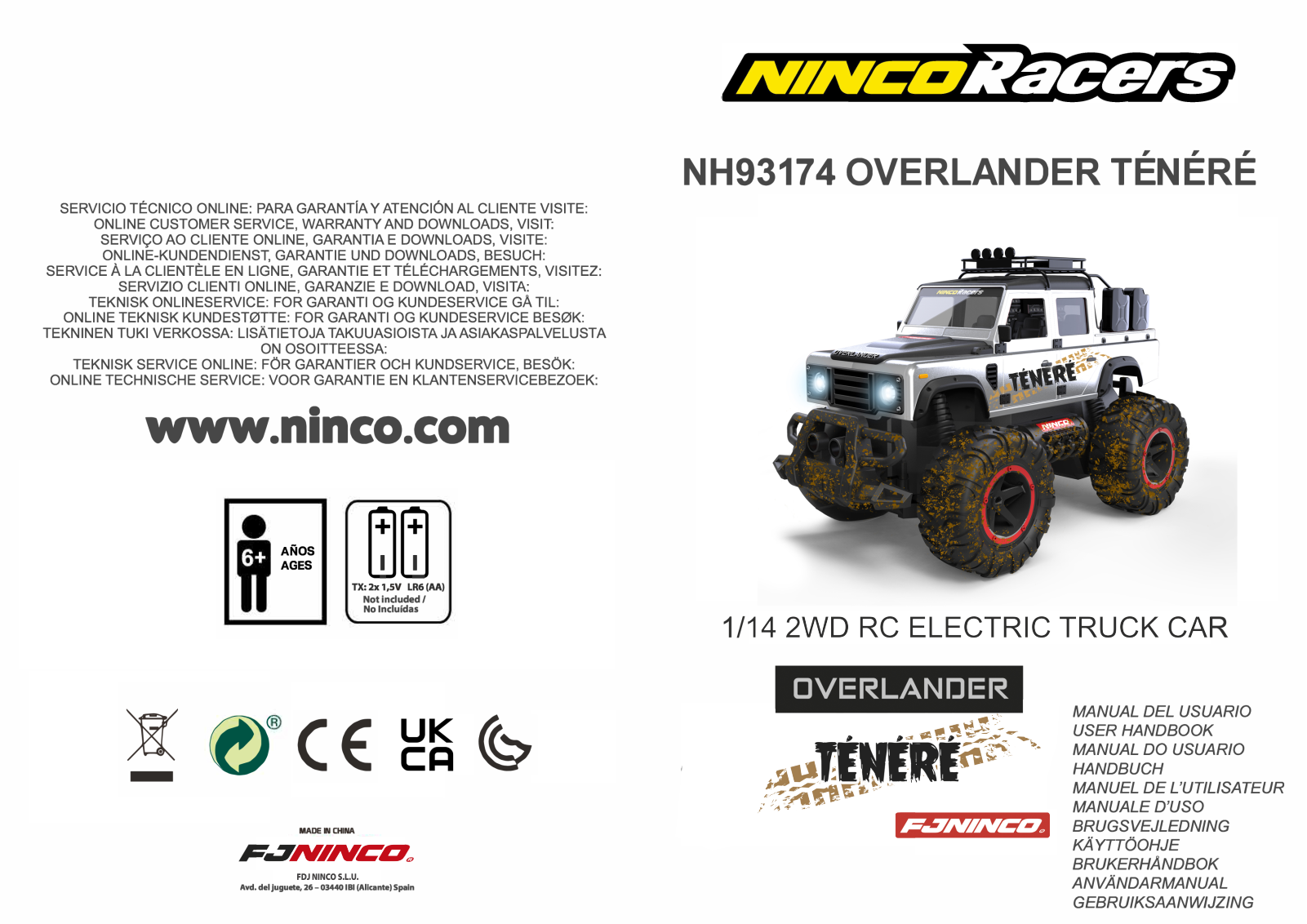 Ninco NH93174 User guide - ManualMachine.com