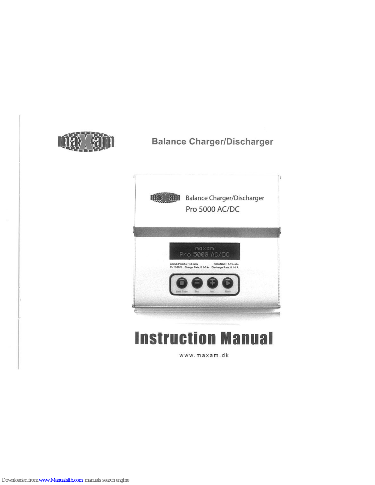 maxam Pro 5000 AC/DC Instruction Manual