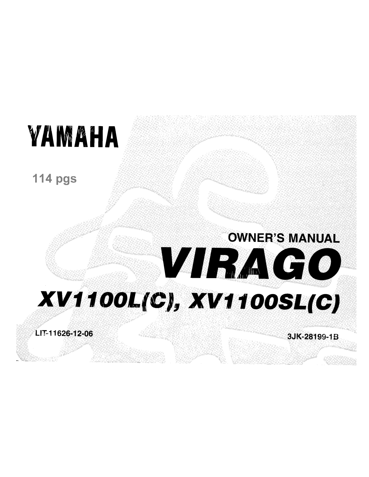 Yamaha VIRAGO 1100 Manual