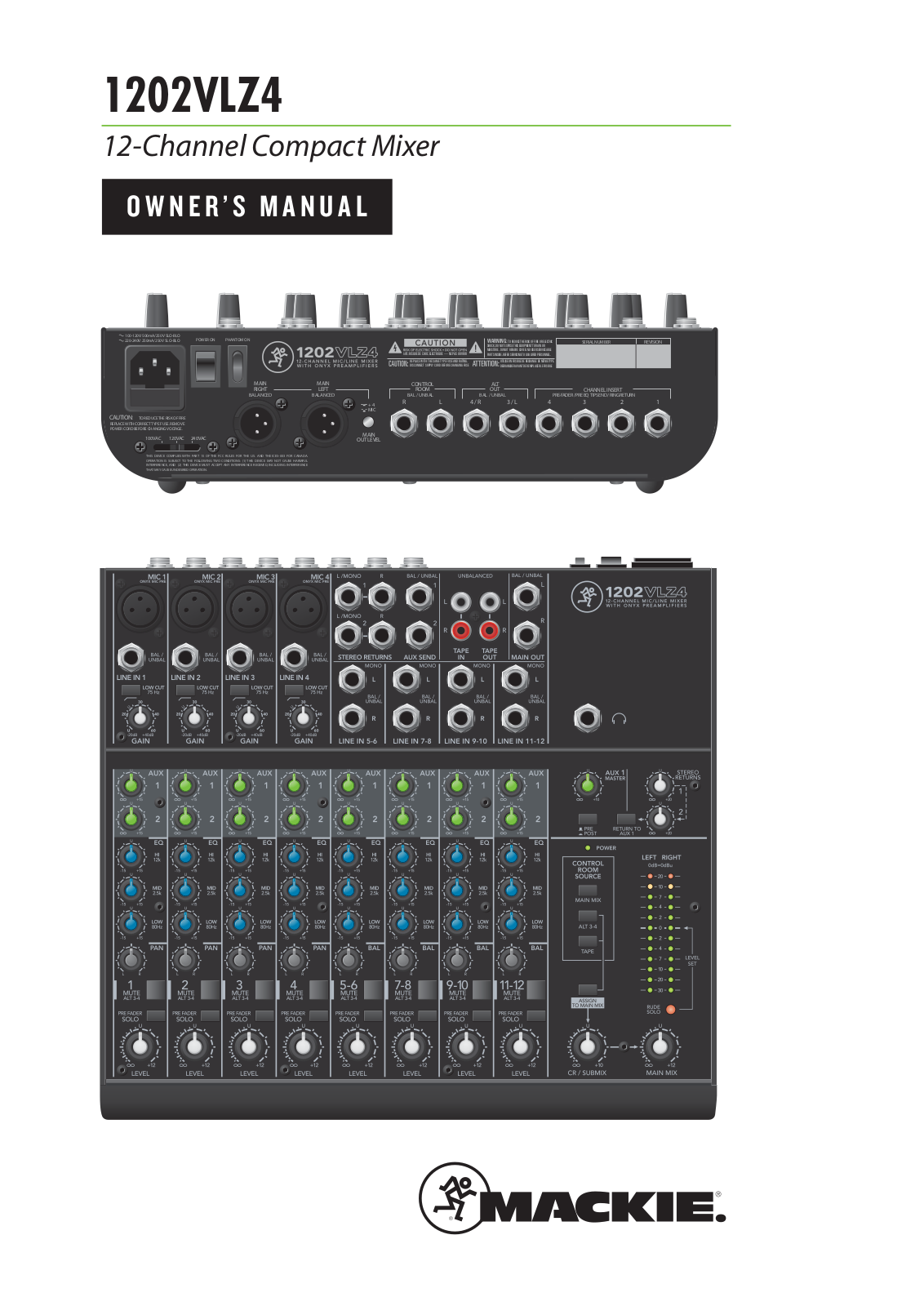 Mackie 1202VLZ4 User Manual