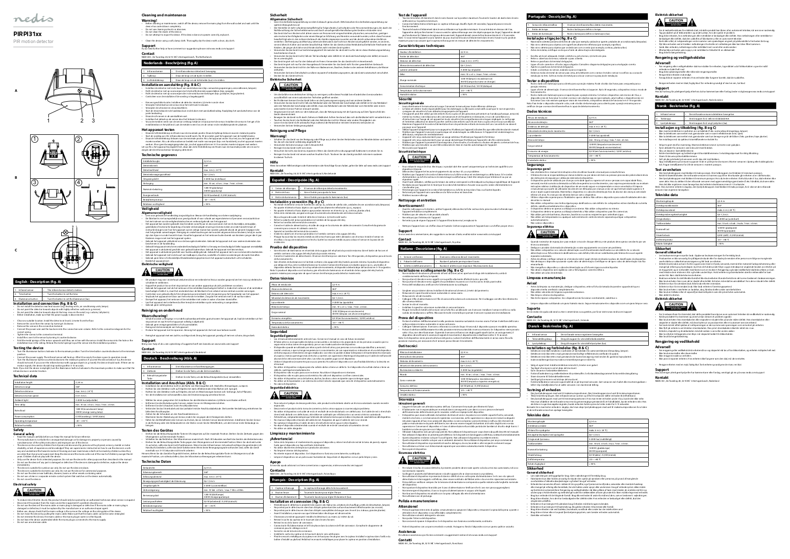 Nedis PIRPI31WT User guide - ManualMachine.com
