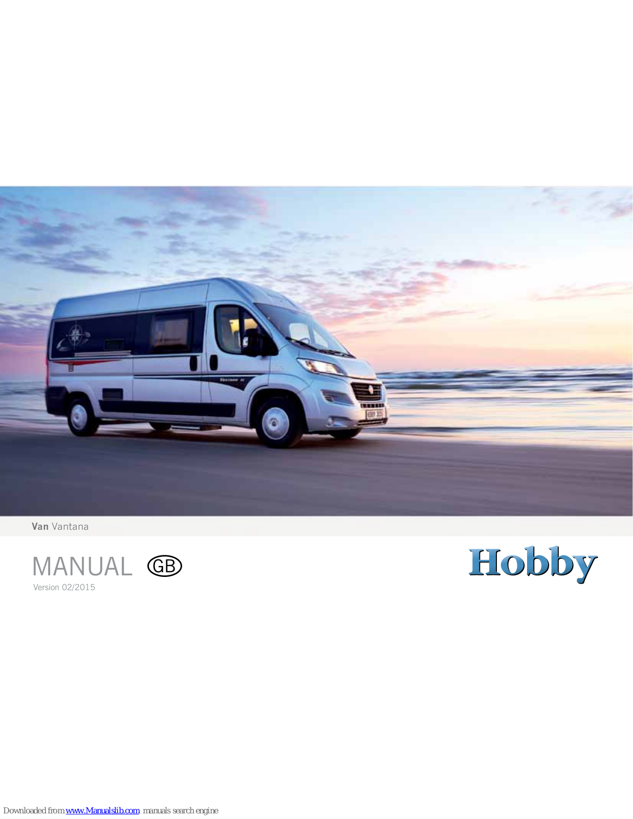 Hobby 2015 Vantana User Manual