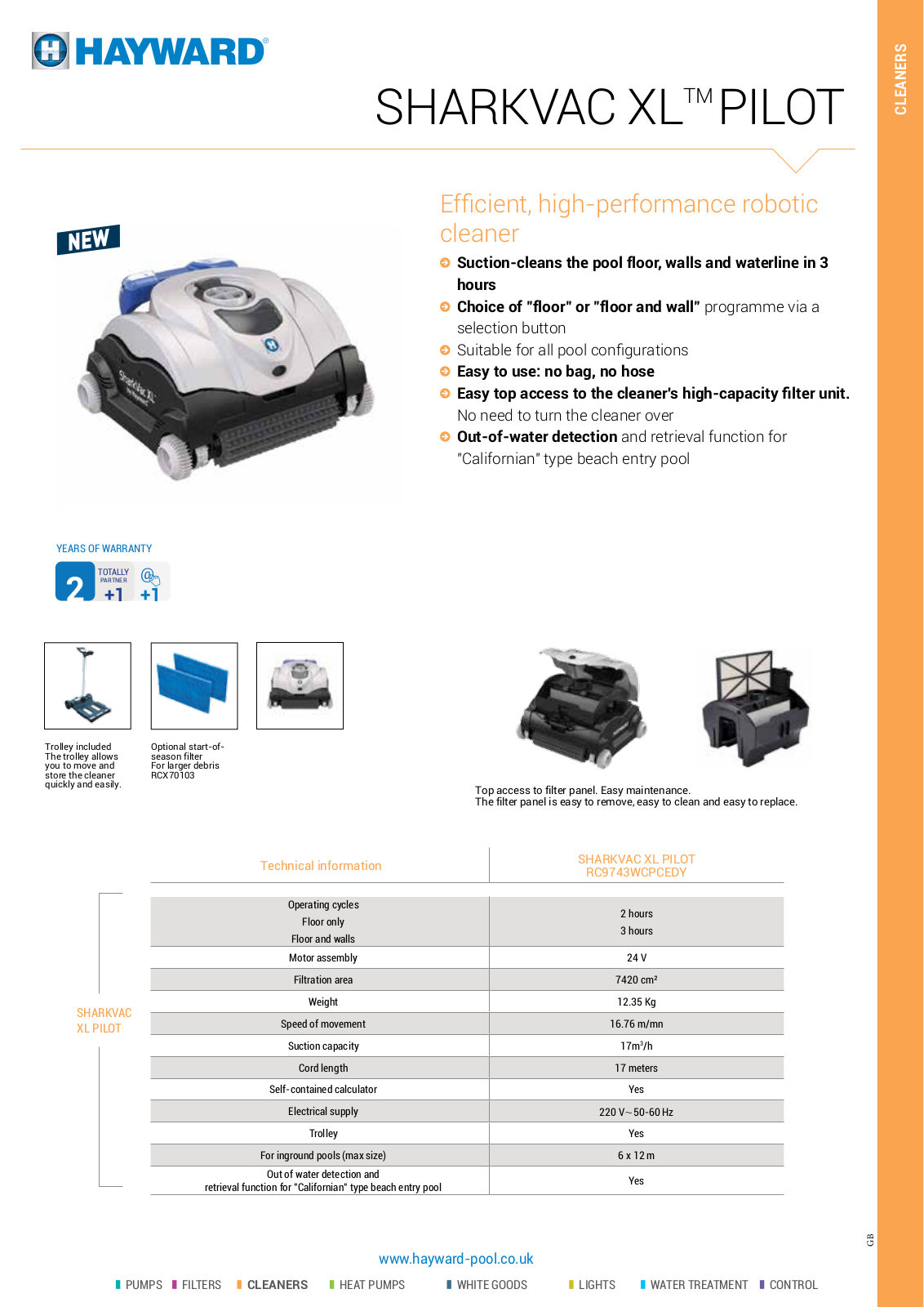 Hayward SharkVac XL Pilot User Manual