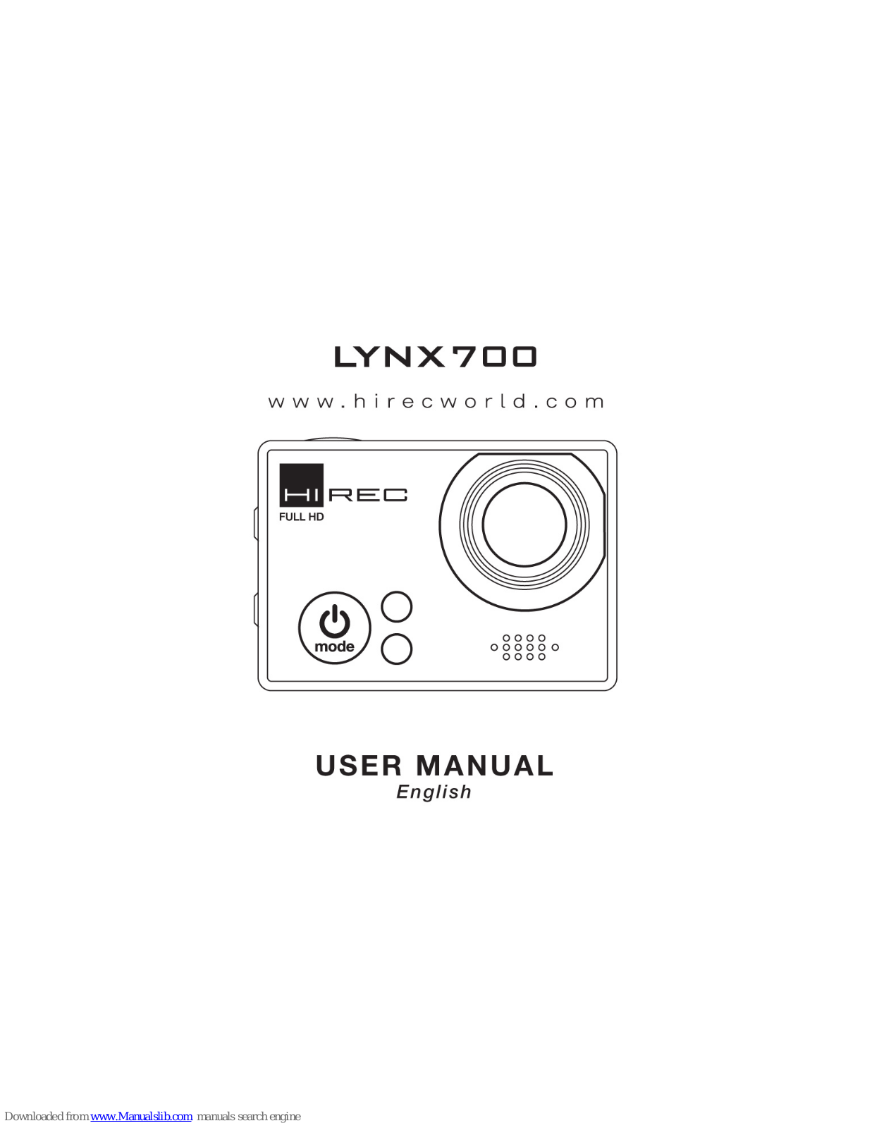 HiRec Lynx700 User Manual