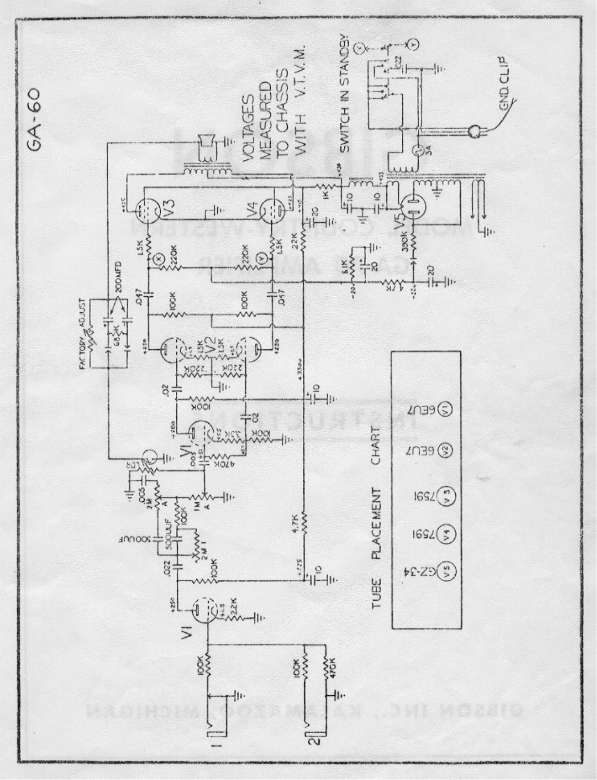 Gibson ga 60 schematic