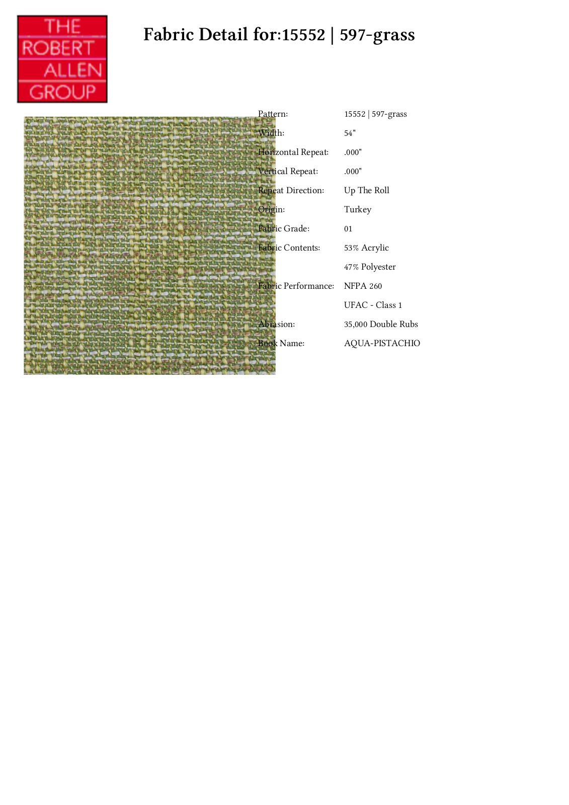 Duralee CRAL5755 Specifications - ManualMachine.com