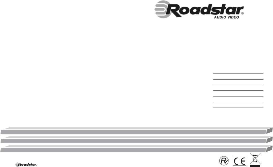 ROADSTAR HRA-1500 User Manual