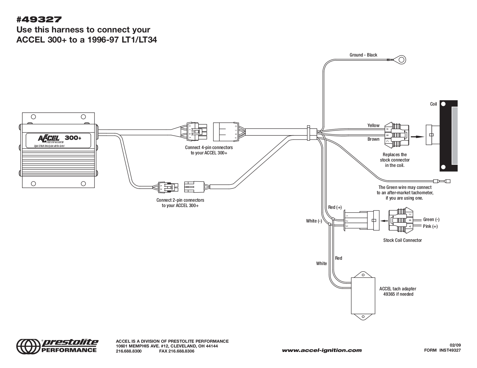 Mallory Ignition ACCEL 300 49327 User Manual