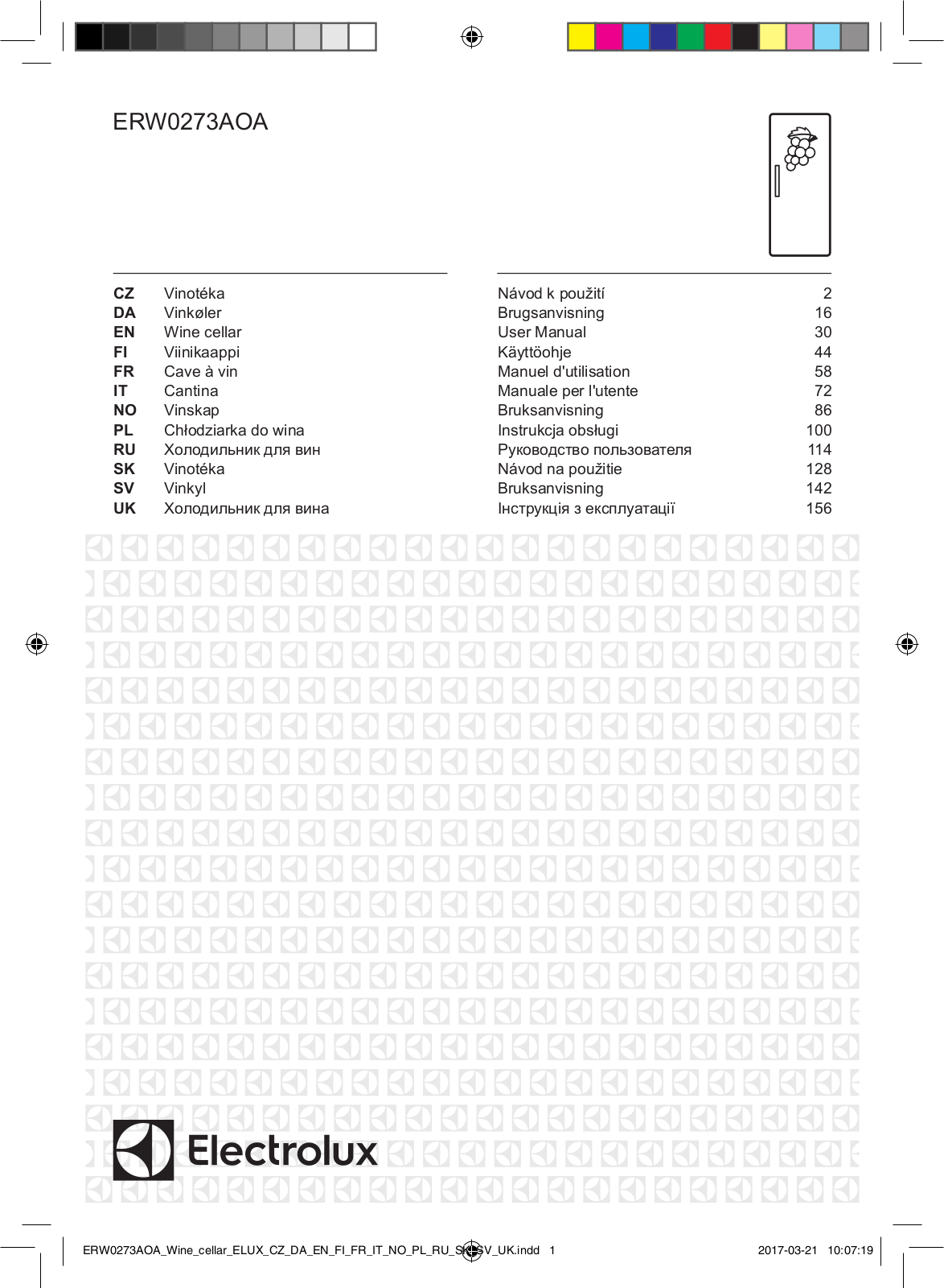 Electrolux ERW 0273 AOA User Manual