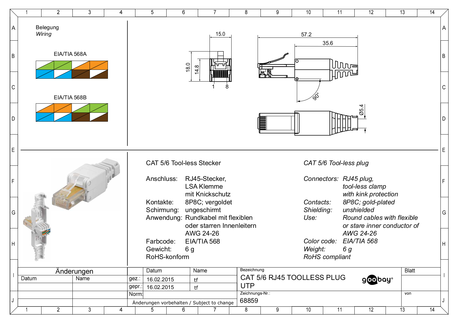 GOOBAY 68859 Datasheet - ManualMachine.com