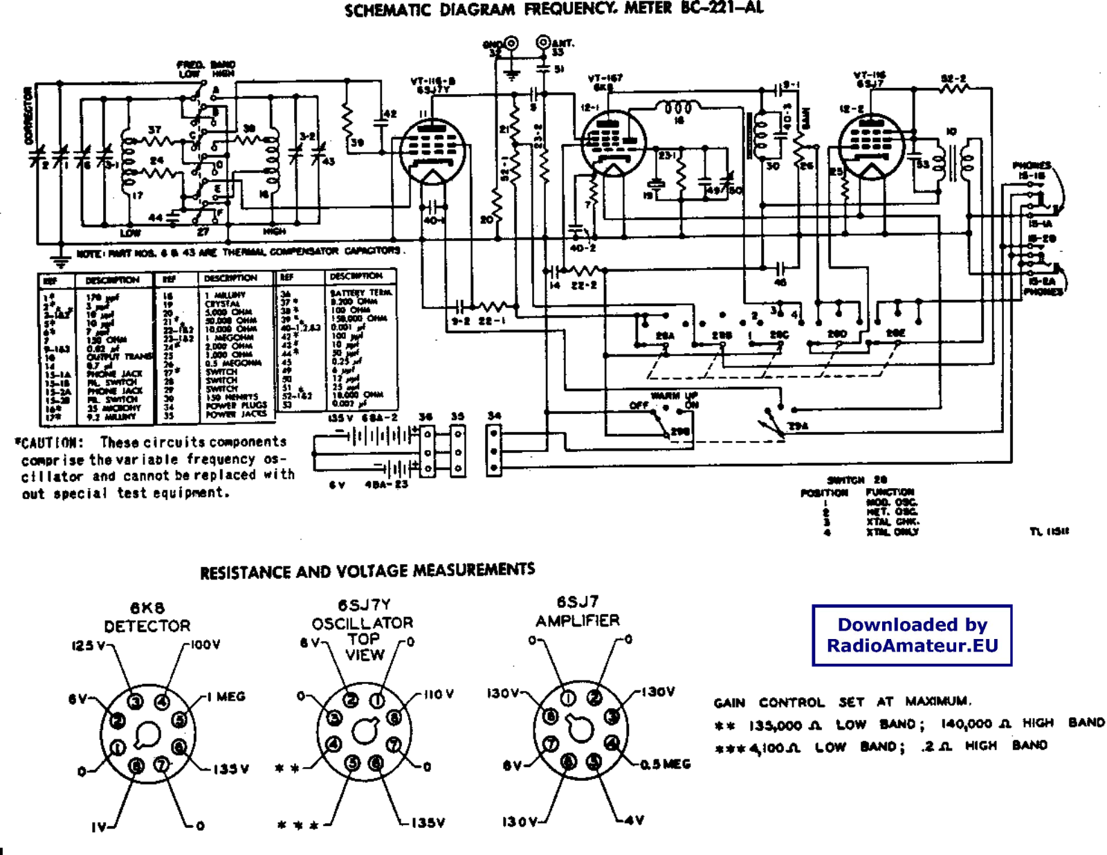 Pozosta BC-221L Schematic