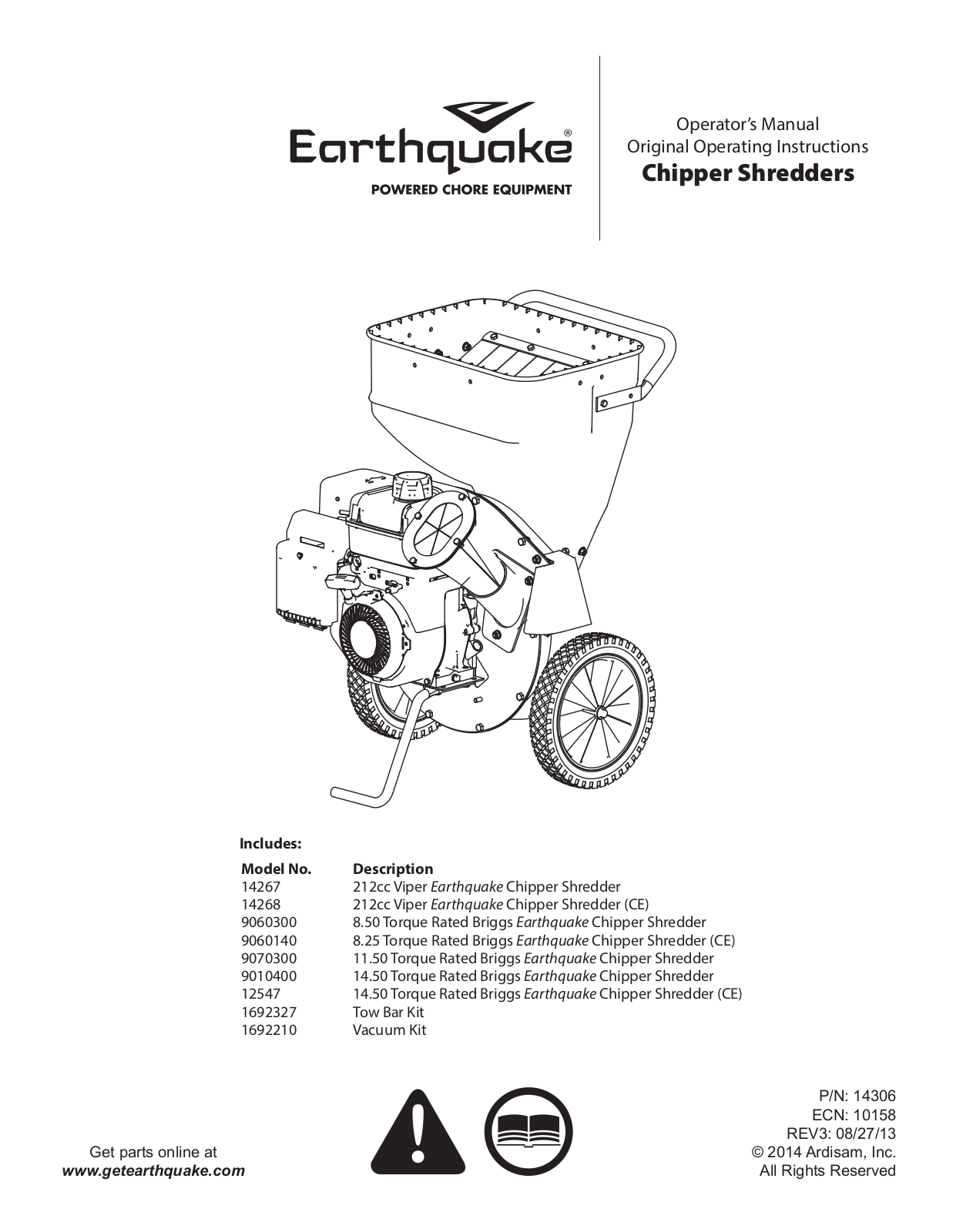 EarthQuake 9070300 User Manual