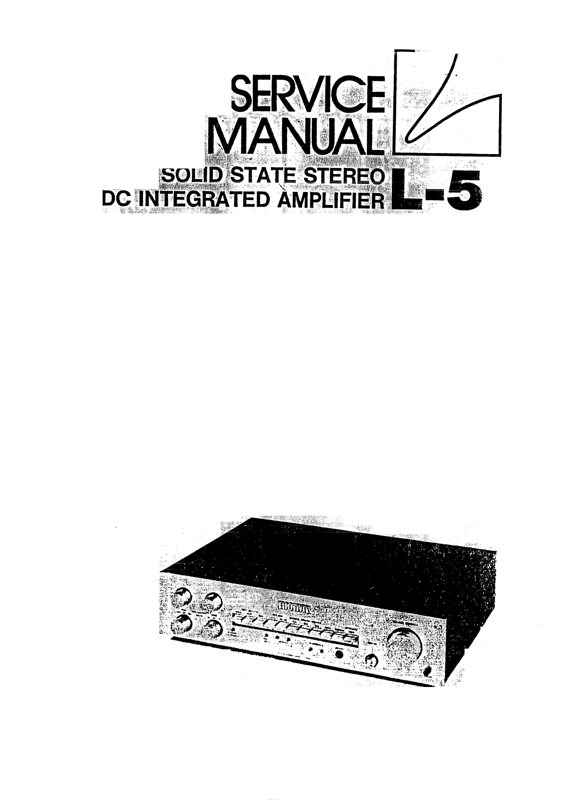 Luxman L-5 Service manual