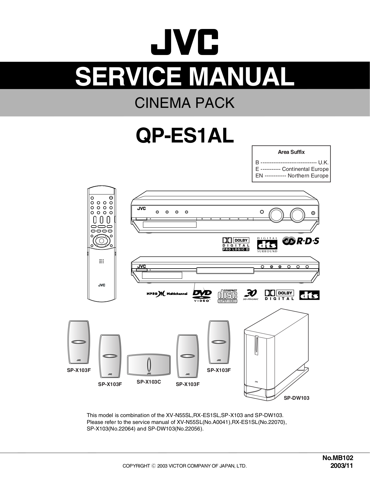 JVC QP-ES1AL Service Manual