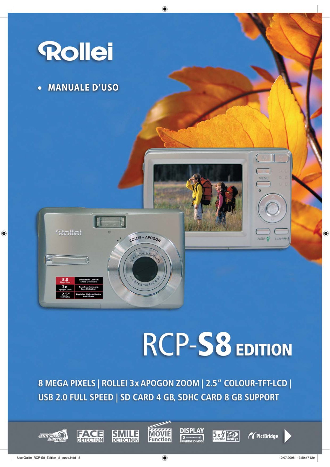 Rollei RCP-S8 User Manual