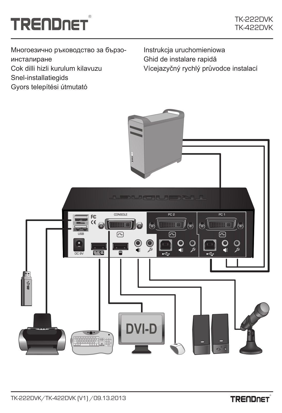 Trendnet TK-422DVK, TK-222DVK Quick Installation Guide