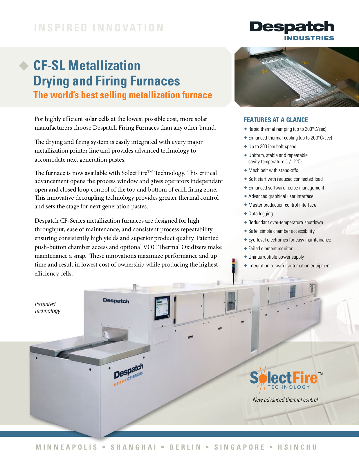 Despatch CDF-SL User Manual