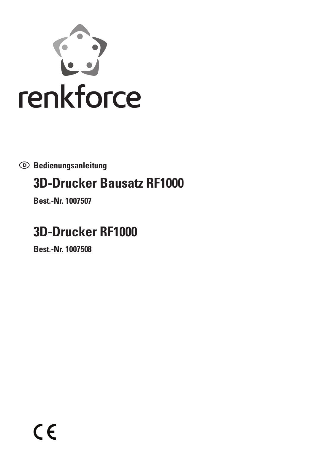 Renkforce RF1000 User guide