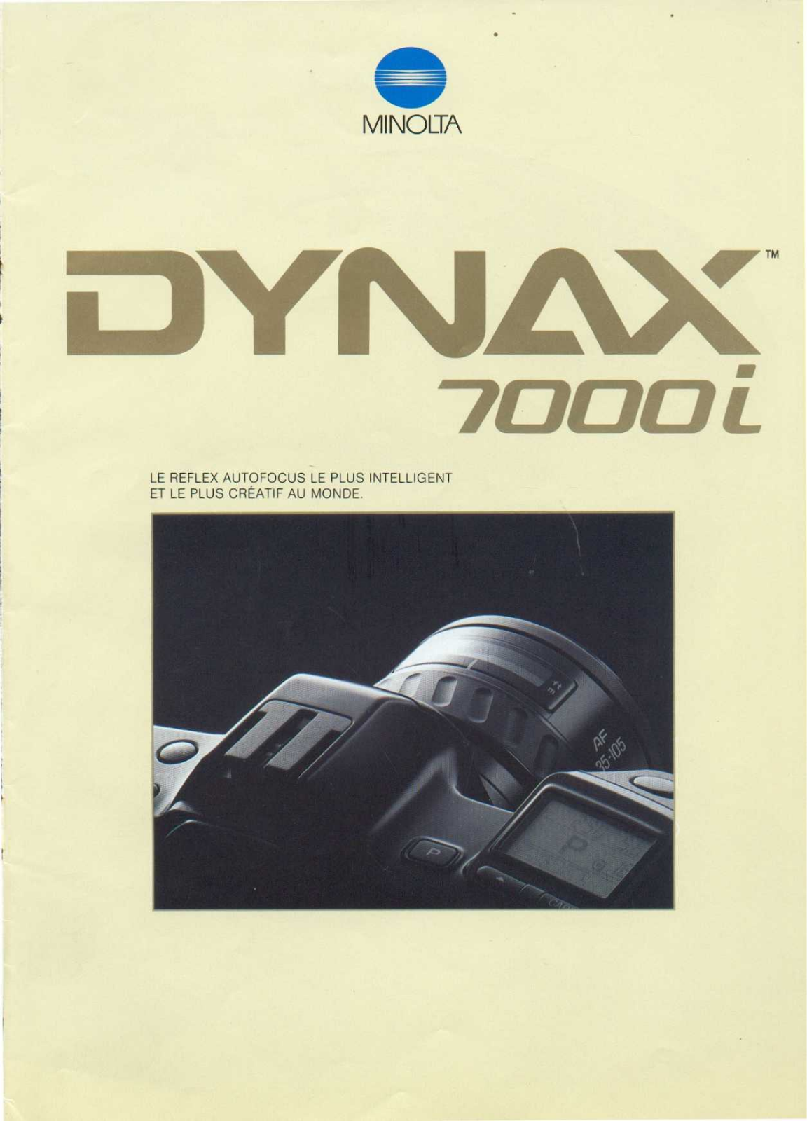 MINOLTA DYNAX 7000I User Manual