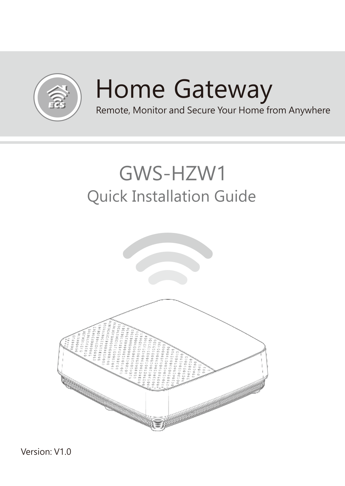 ELITEGROUP COMPUTER SYSTEMS GWS HZW1 User Manual