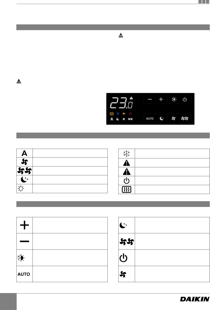 Daikin EKRTCTRL1, EKRTCTRL2, EKWHCTRL0, EKWHCTRL1, EKPCBO User reference guide