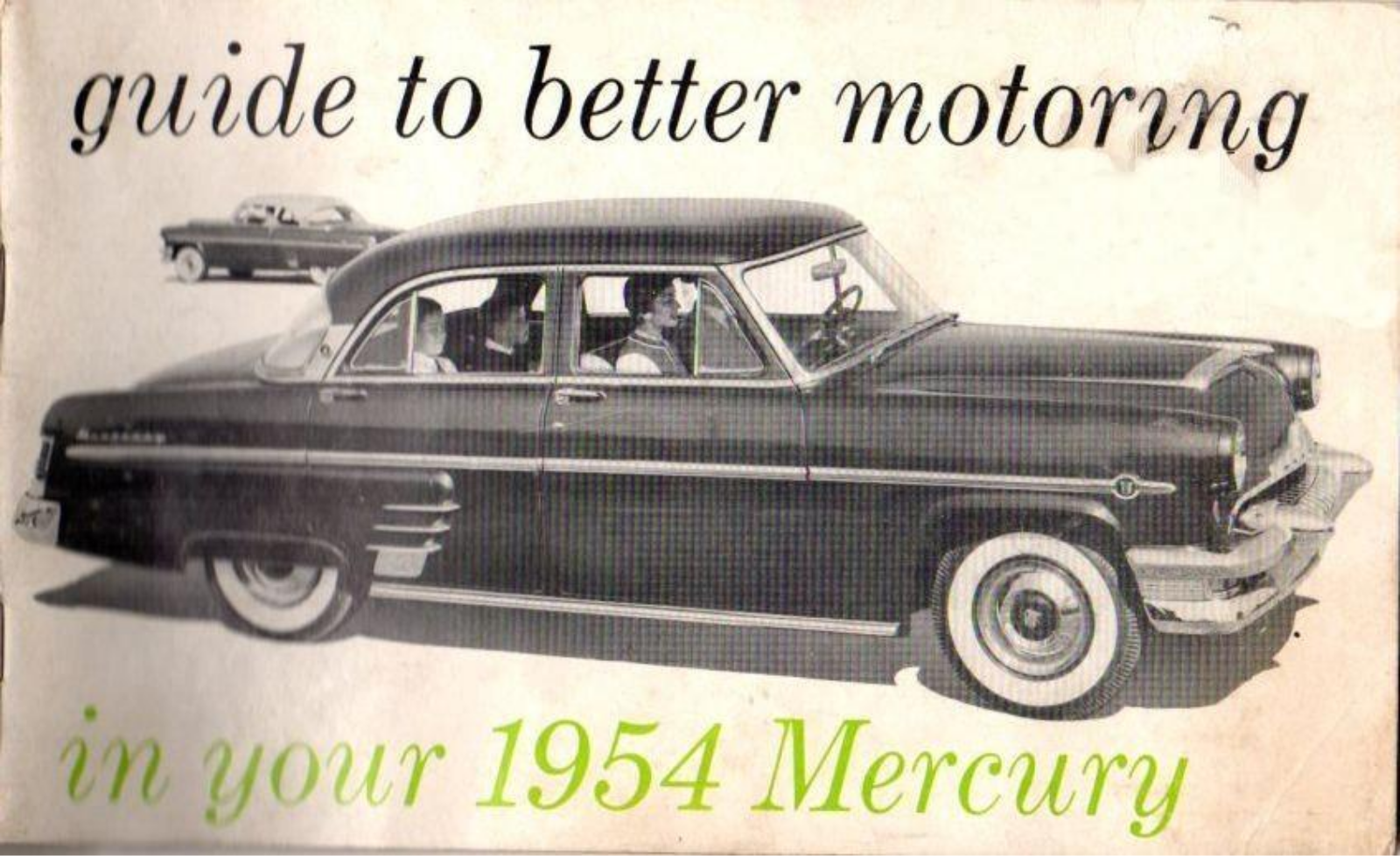 Mercury 1954 Operating Instructions