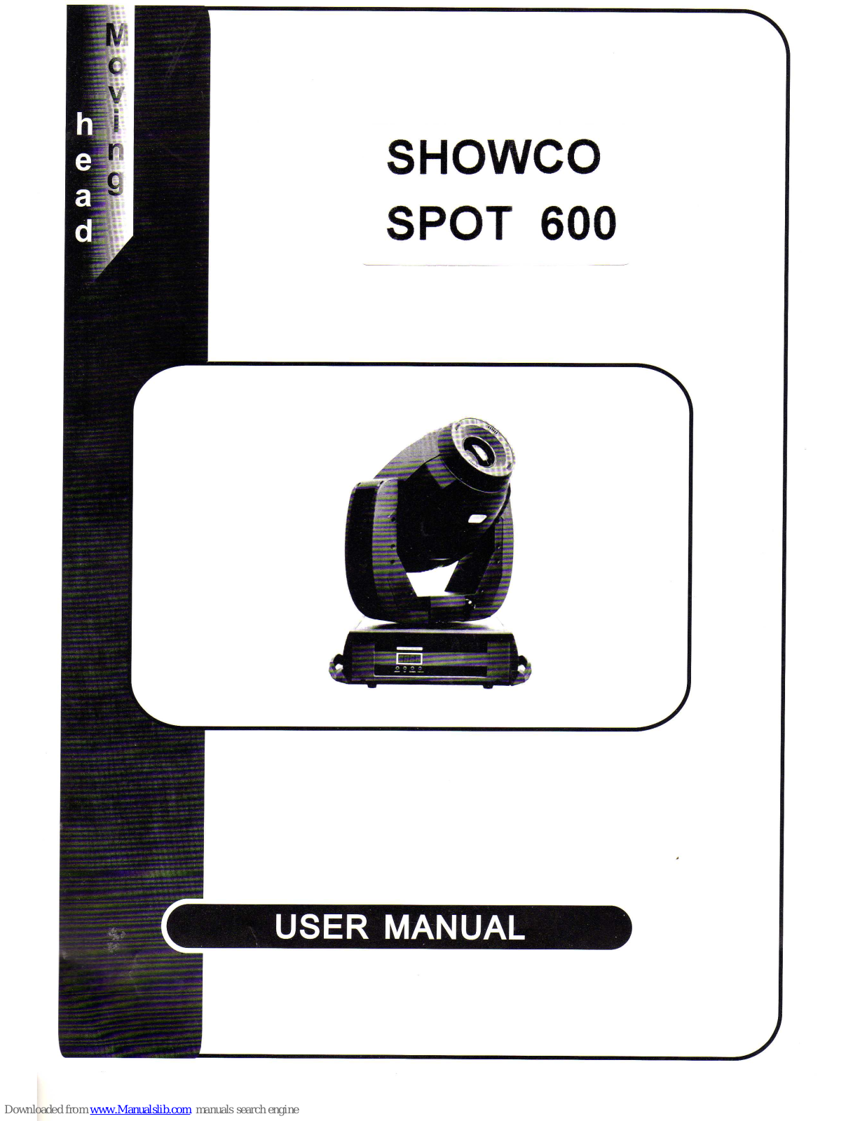 Showco Spot 600 User Manual