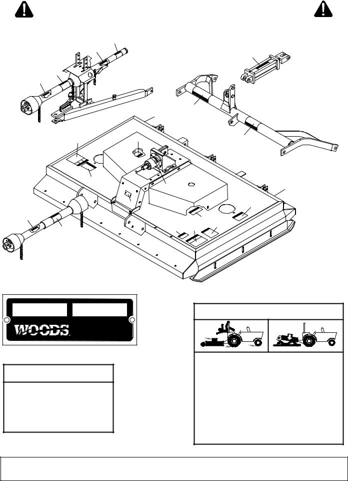 Woods Equipment D80-2, MD80-2 User Manual