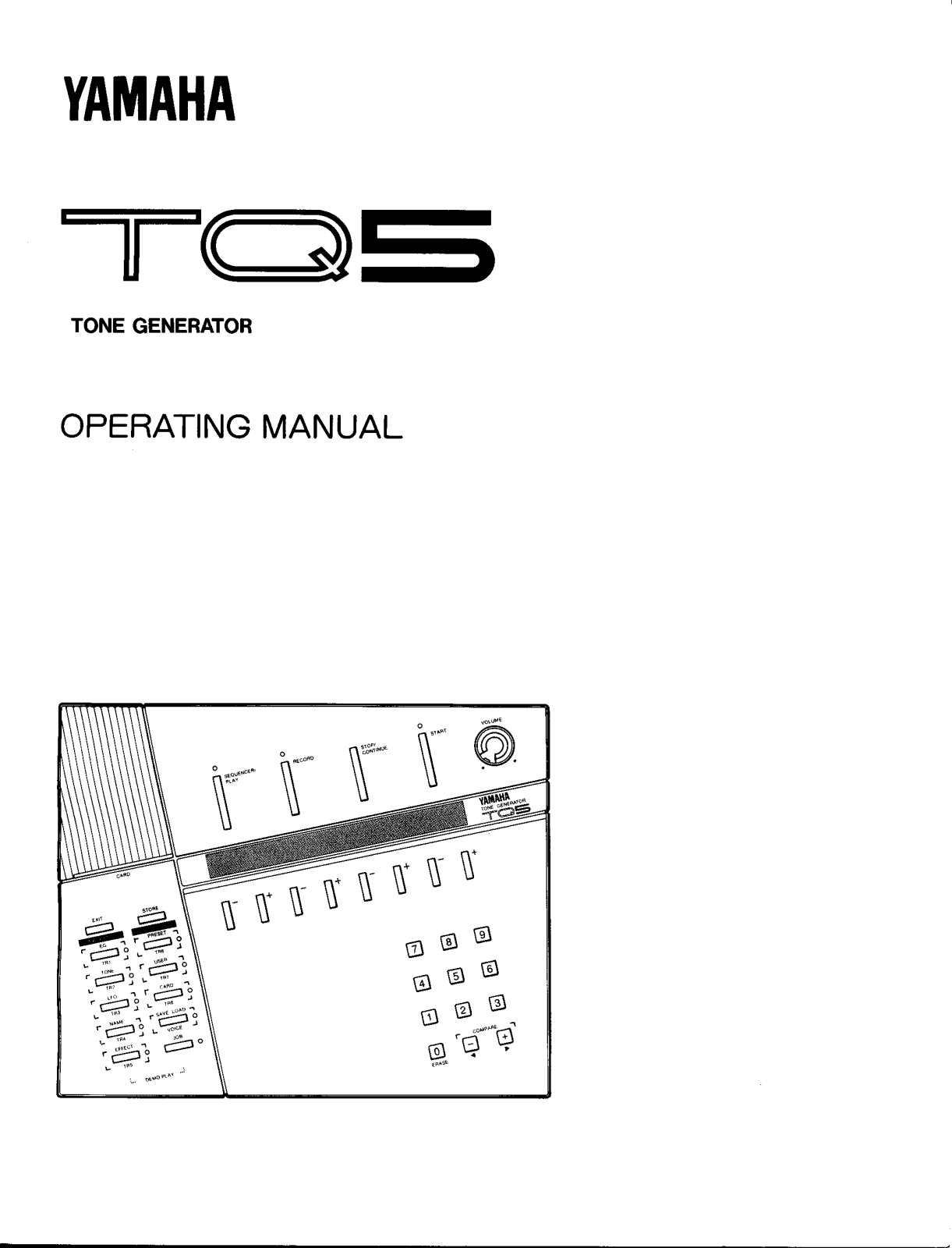 Yamaha TQ5E User Manual