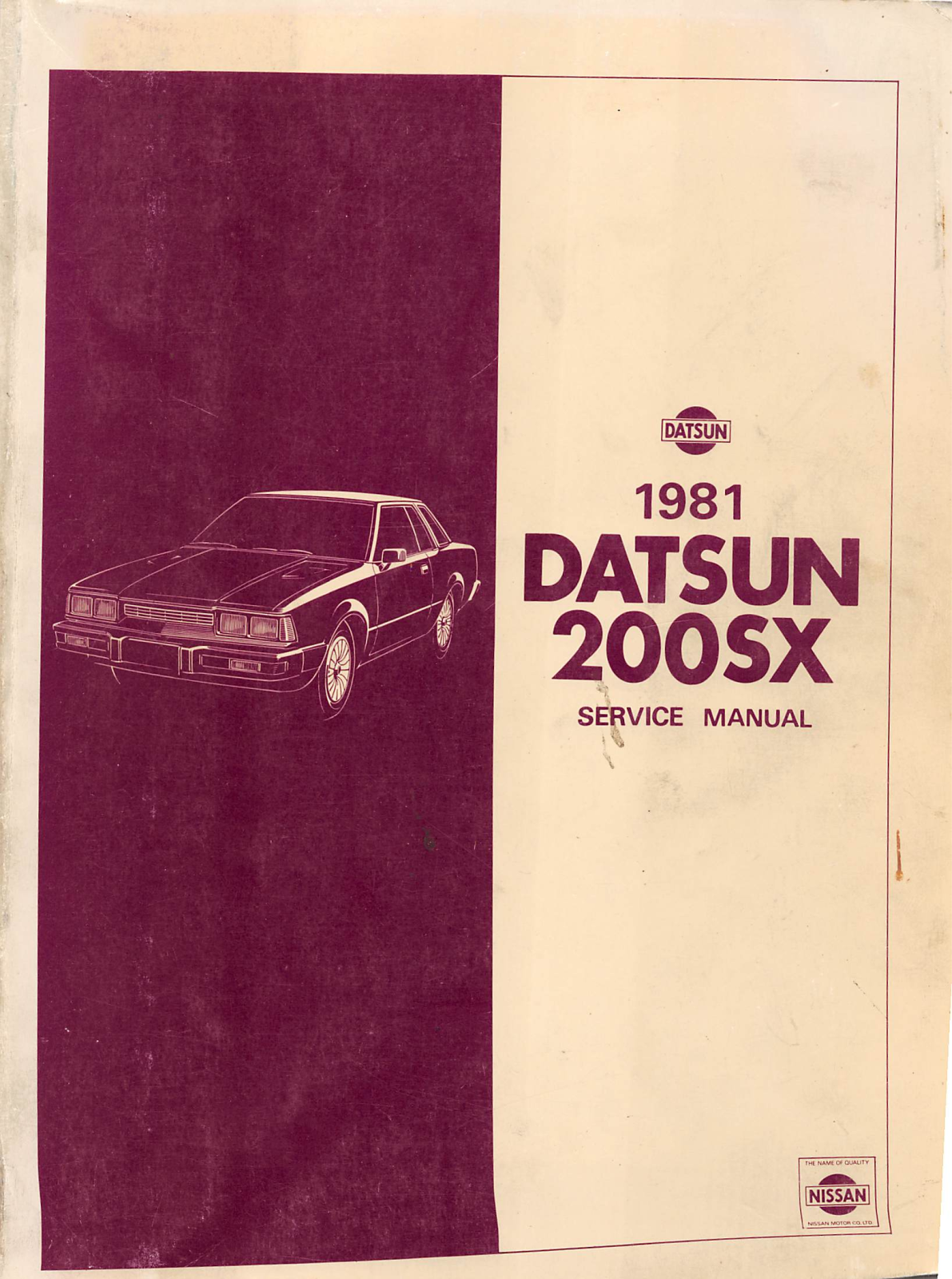 Nissan 200 SX 1981 User Manual