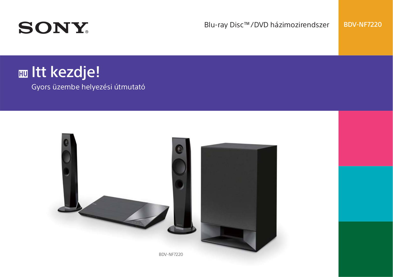 Sony BDV-NF7220 Getting Started Guide