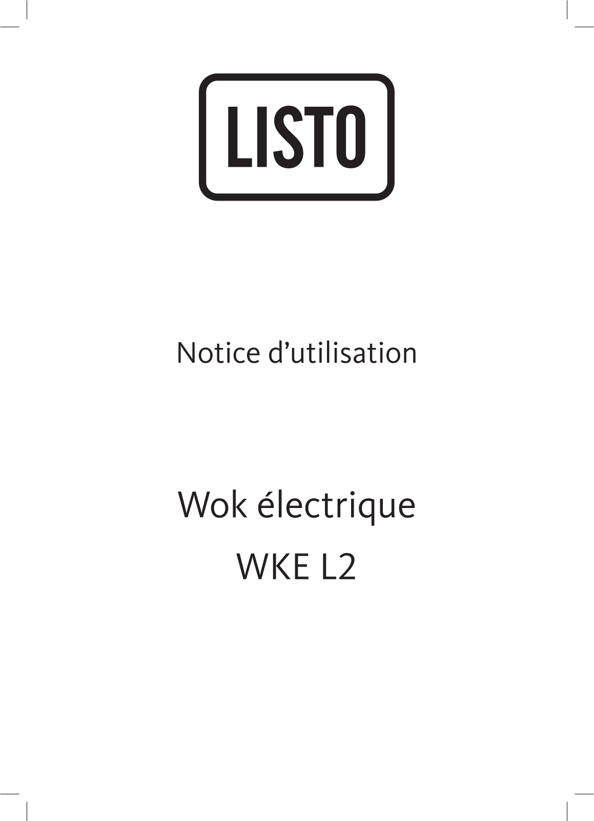 Listo WKE L2 User Manual