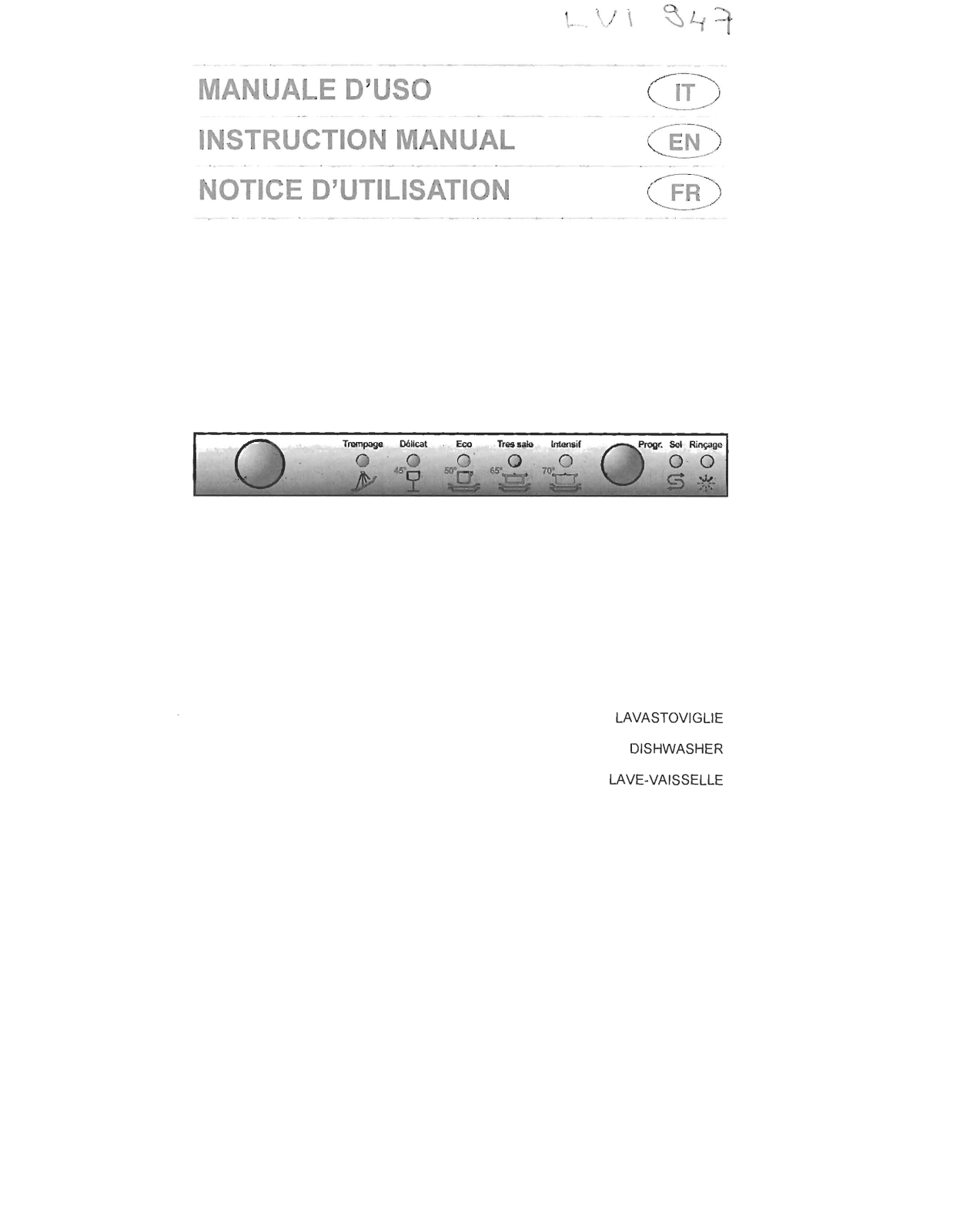 ROSIERES LVI 947 User Manual