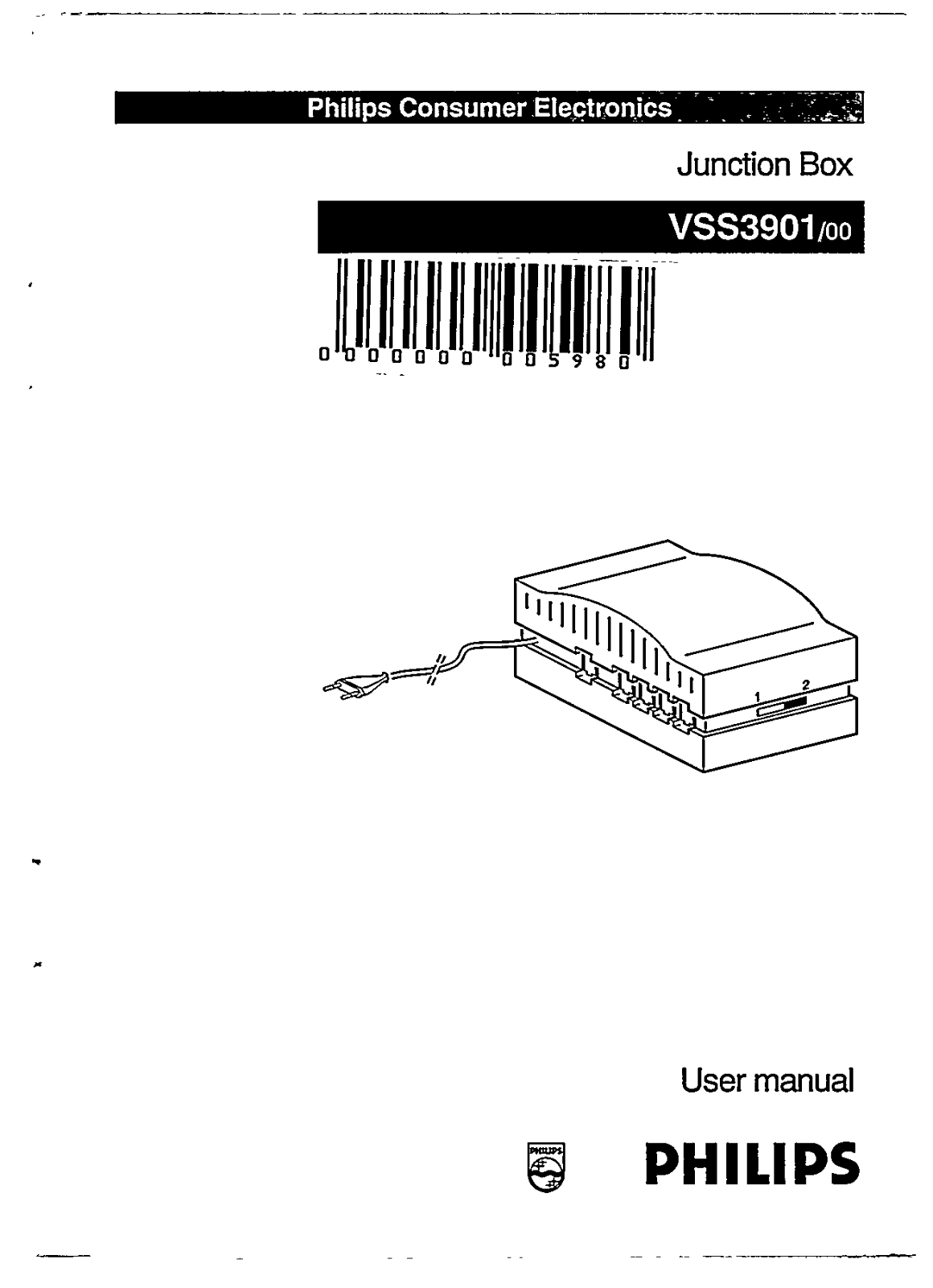 Philips VSS3901/00 User Manual