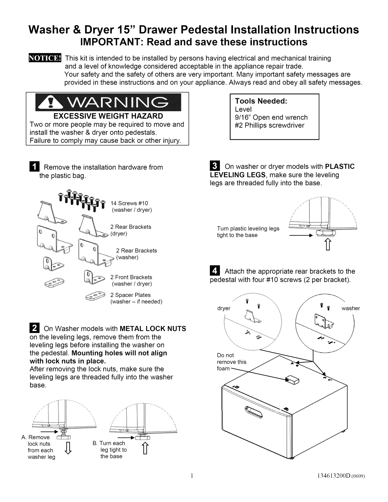 GE FPDW15, FPDW152 Installation Guide - ManualMachine.com