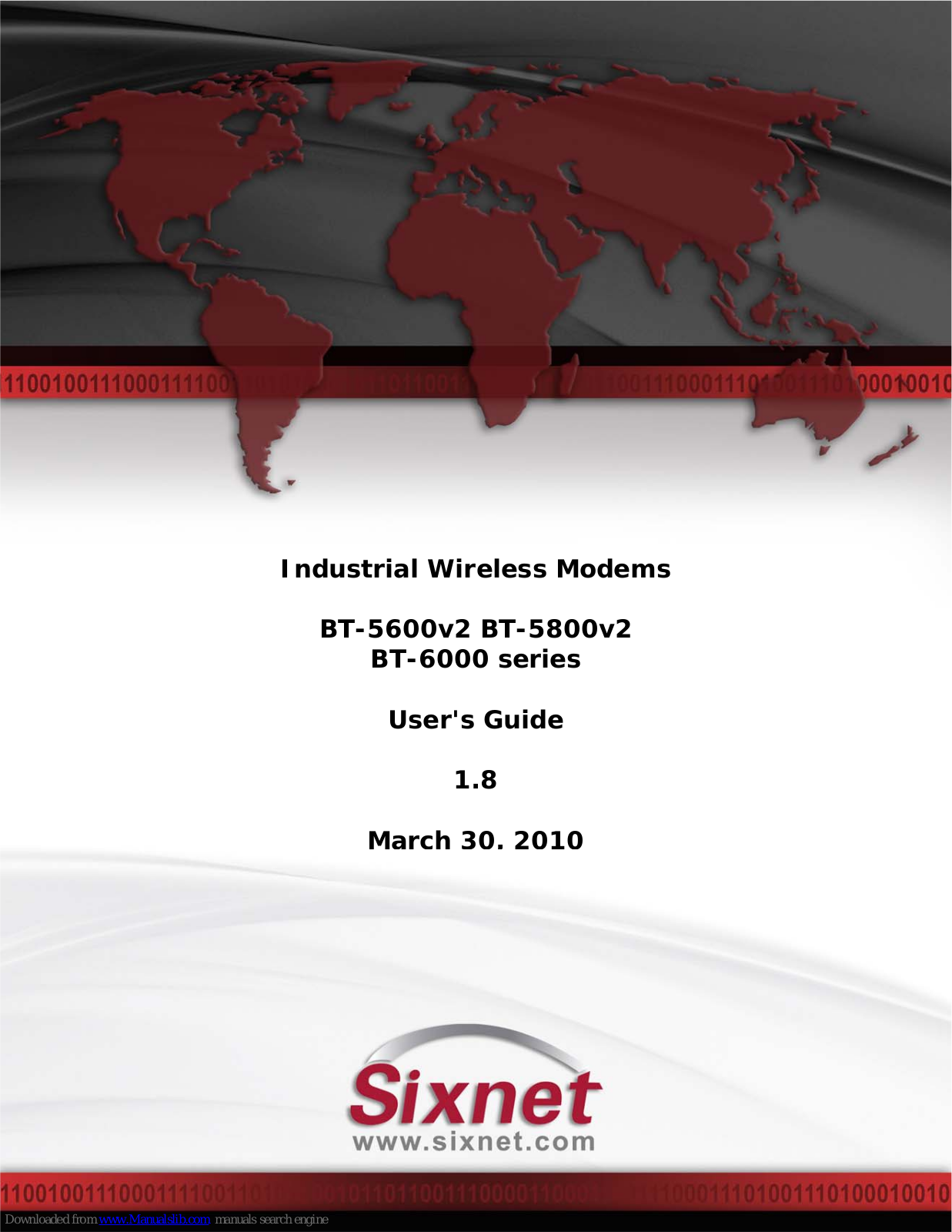 Sixnet BT‐5600v2, BT‐5800v2, BT-6000 series, BT‐6600, BT‐6601 User Manual - ManualMachine.com