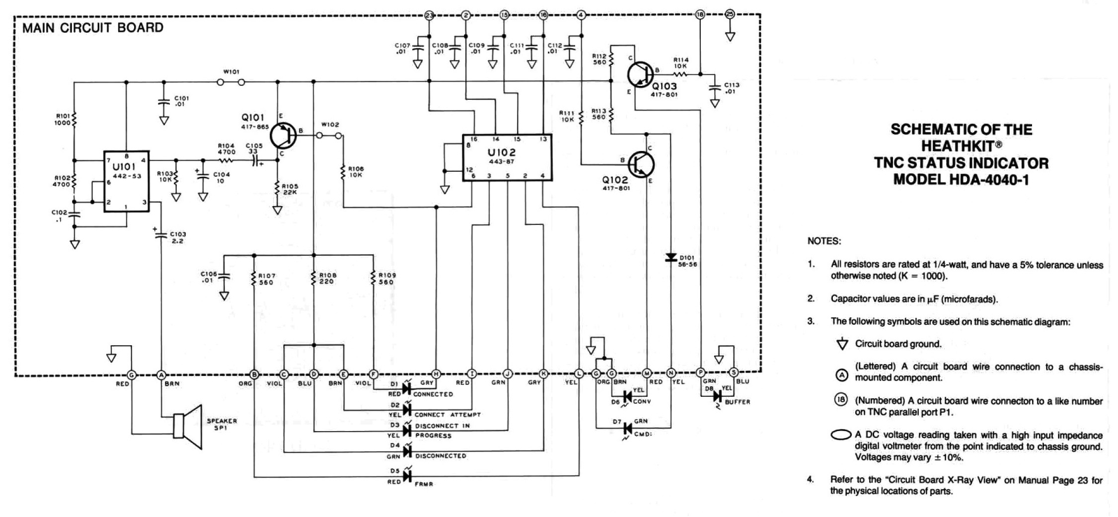 Heathkit HD-A4040-1 Schematic