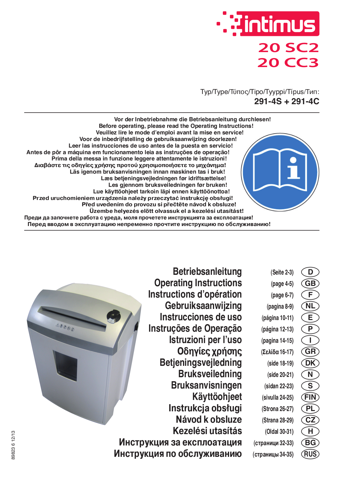 intimus 20 CC3 User Manual - ManualMachine.com