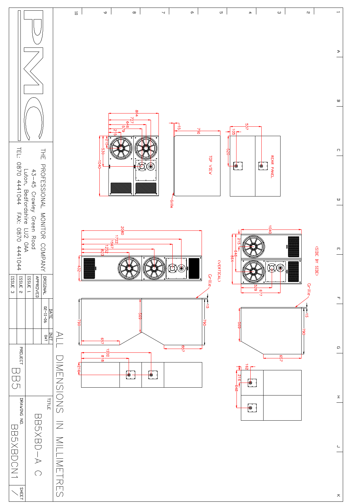 PMC BB5 XBD User Manual