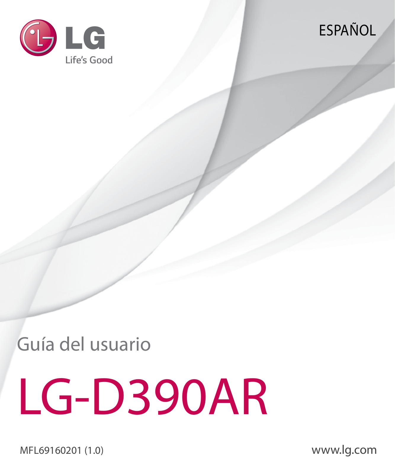 LG LGD390AR User Guide