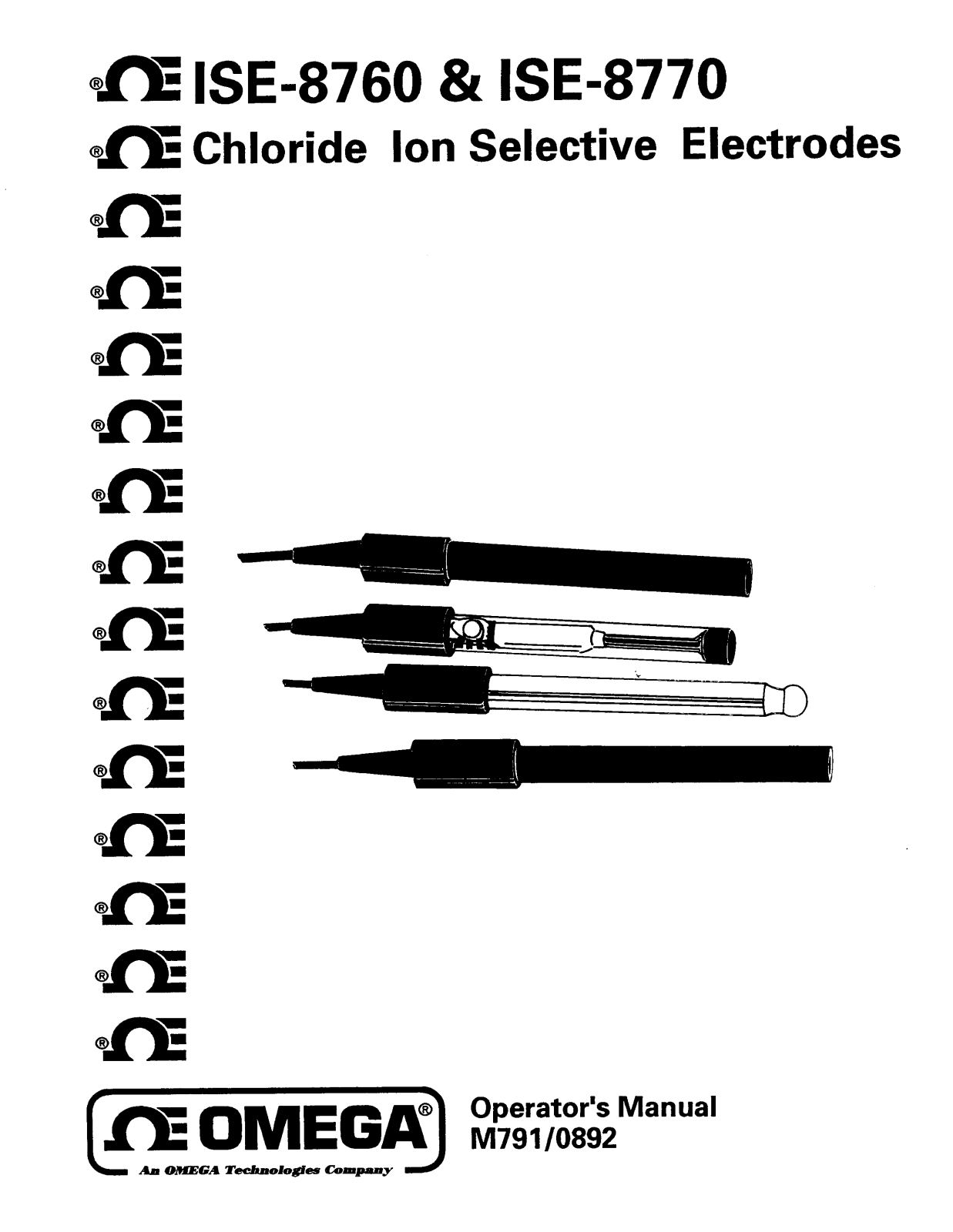 Omega Products ISE-8770 Installation  Manual