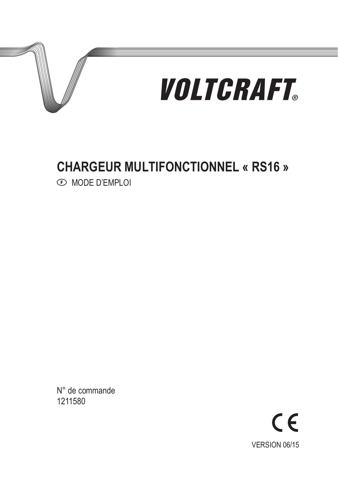 VOLTCRAFT RS16 User guide